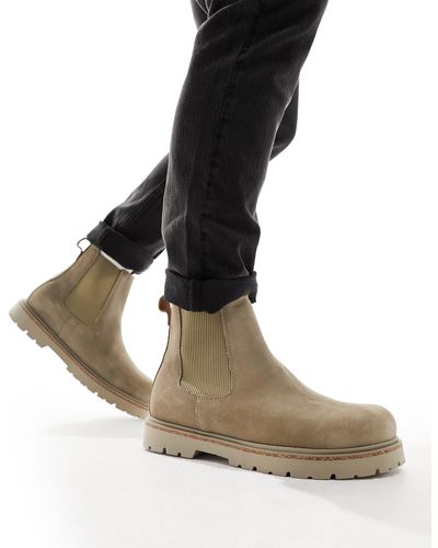 Birkenstock Highwood Chelsea Boots - Natural