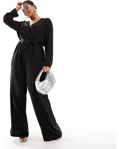 ONLY Tie Waist Jumpsuit - Black