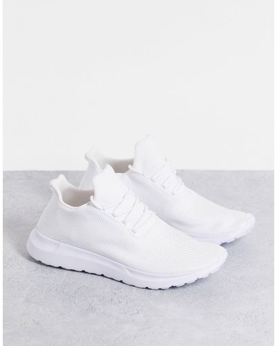 new look white canvas shoes