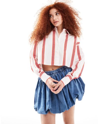 ASOS Ultimate Cropped Shirt - White