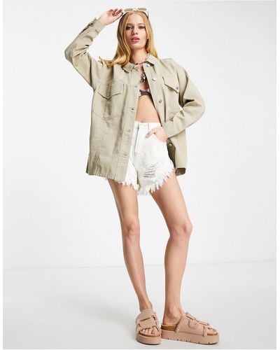 TOPSHOP Jean and denim jackets for Women | Online Sale up to 62% off | Lyst