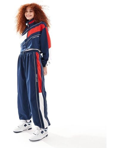 Tommy Hilfiger International Games Tracksuit Bottoms - Blue