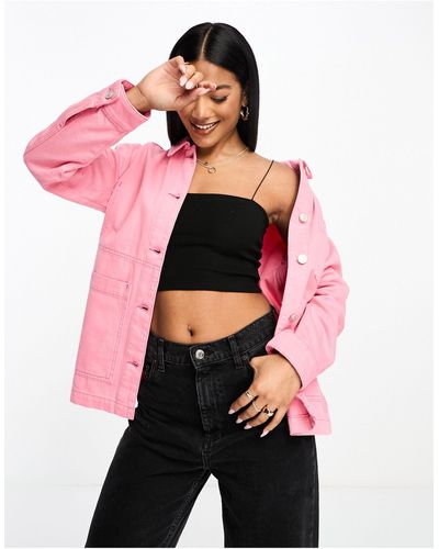 Whistles – jeansjacke - Pink