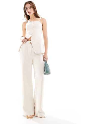 Style Cheat Tailored Trousers - White