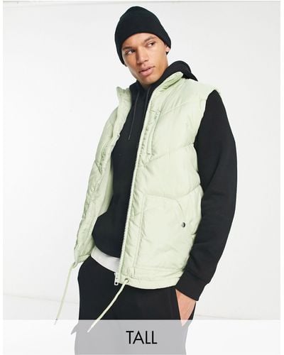 Another Influence Tall Utility Gilet - Blue