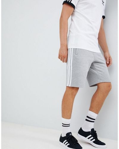 adidas Originals 3-stripes Sweat Shorts - Grey
