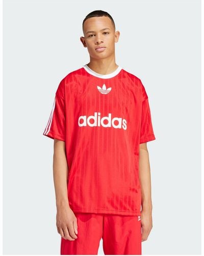 adidas Originals – adicolor – t-shirt-kleid - Rot