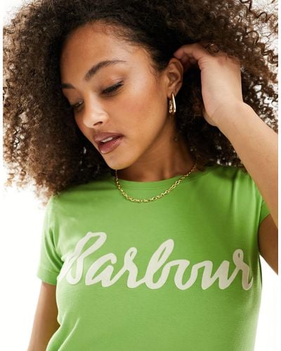 Barbour Otterburn Logo T-shirt - Green