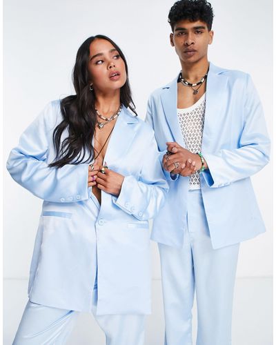 Reclaimed (vintage) Inspired - blazer unisex - Blu