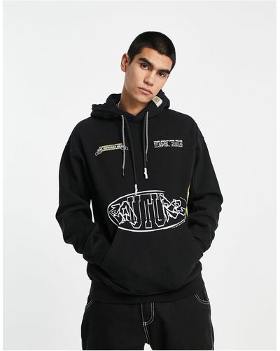 The Couture Club Oversized Hoodie - Black