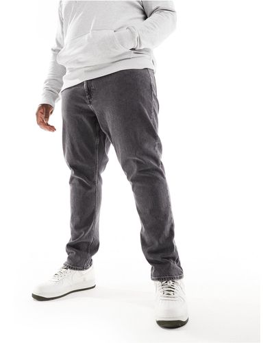 Tommy Hilfiger Big & Tall Regular Straight Leg Jeans - Grey