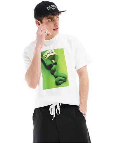 Carhartt T-shirt à imprimé tube - Vert