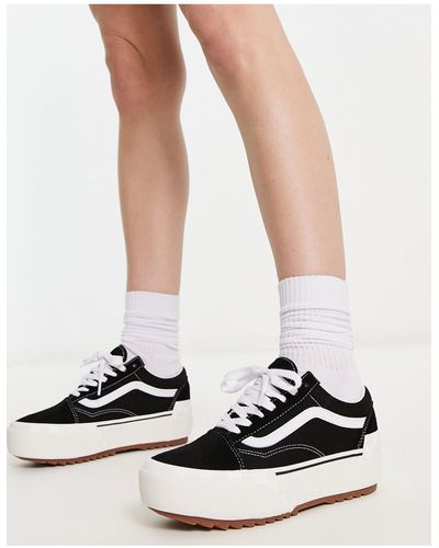 Sneakers con zeppa Old Skool di Vans da donna Fino al 50 di