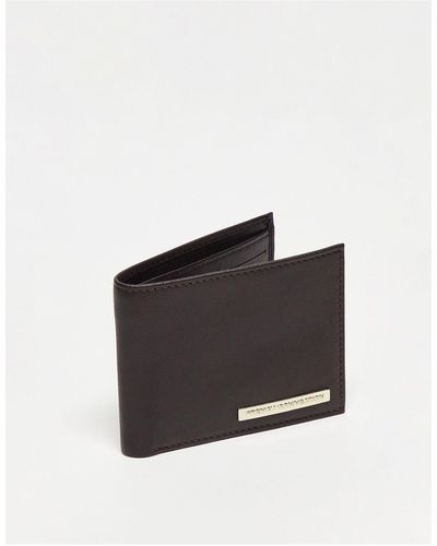 French Connection Classic Leather Bi-fold Wallet - White