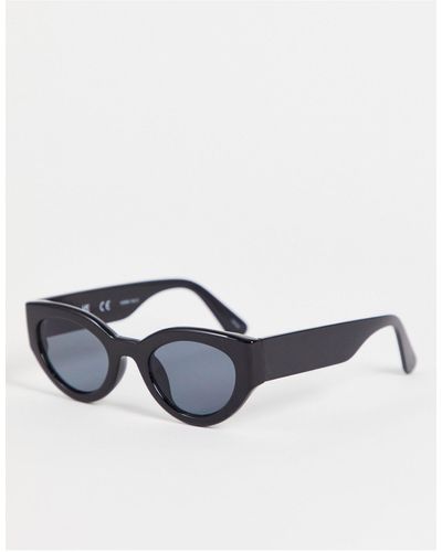 Vero Moda Chunky Cat Eye Sunglasses - Blue