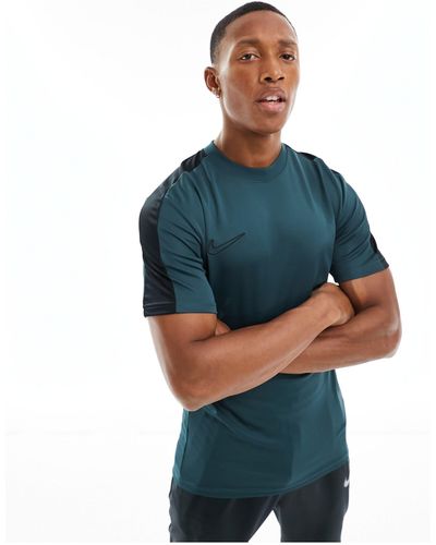 Nike Football – academy – t-shirt - Blau
