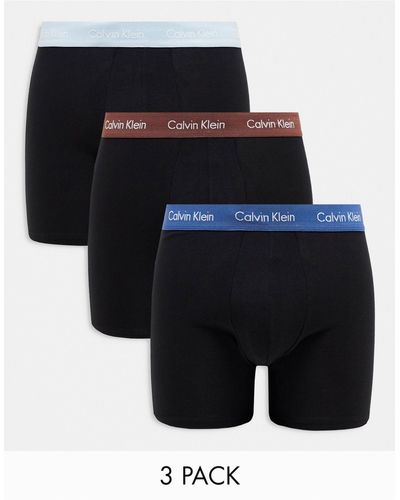 Calvin Klein – 3er-pack boxershorts - Schwarz