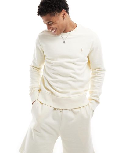 Polo Ralph Lauren Icon Logo Heavyweight Fleece Sweatshirt - White