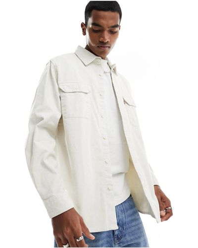 Levi's Camisa color estilo worker jackson - Blanco