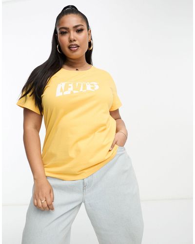 Levi's Plus - t-shirt à logo - Métallisé