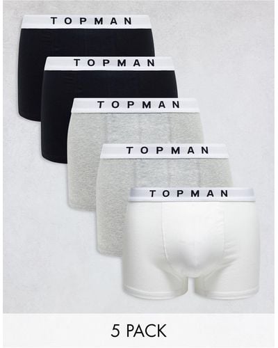 TOPMAN – 5er-pack unterhosen - Weiß