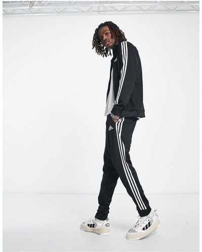 adidas Originals Adidas sportswear - survêtement à 3 bandes - noir - Blanc