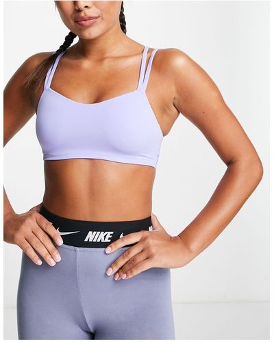 Nike Nike yoga – alate luxe – sport-bh - Blau