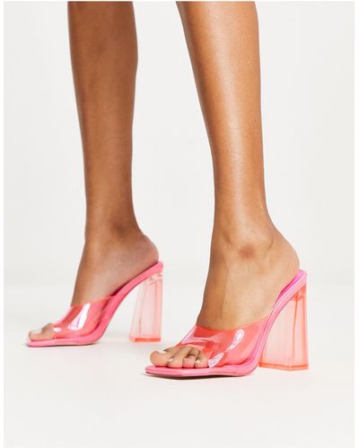 Public Desire Exclusive Aylo Heeled Shoes - Pink