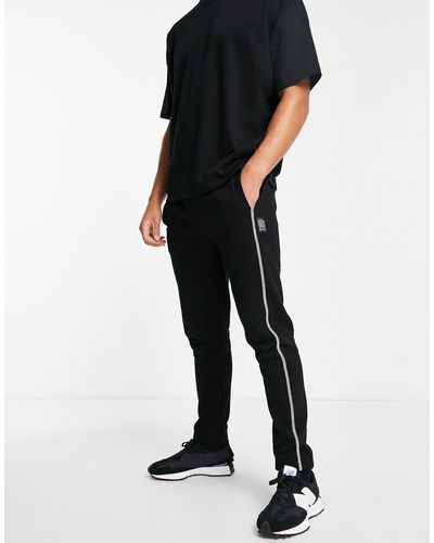 TOPMAN Signature jogger With Contrast Stitching - Black
