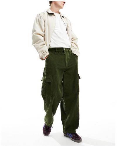 Obey Pantalones cargo s holgados - Verde