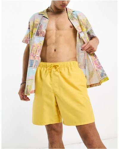 ASOS Swim Shorts - Yellow