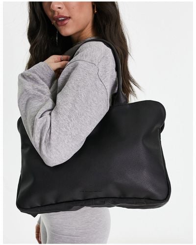 French Connection Minimal Weekend Bag - Black