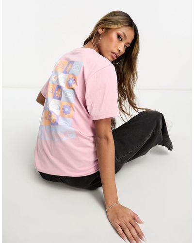 Ellesse Petalian - T-shirt Met Madeliefjesprint Op - Roze