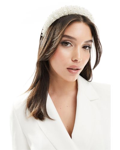 ASOS Bridal Padded Headband - Natural