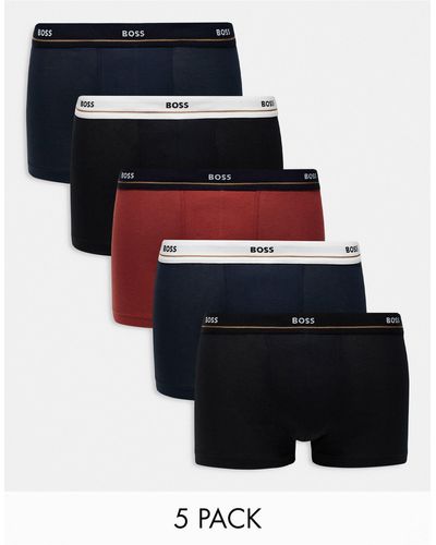 BOSS – essential – 5er-pack unterhosen - Mehrfarbig