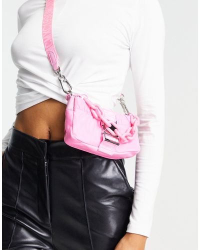 Steve Madden Bastro Mini Bag With Buckle - Pink
