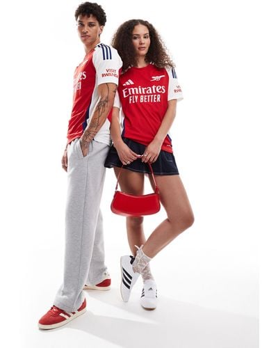 adidas Originals Adidas Football Arsenal Unisex Home Shirt - Red