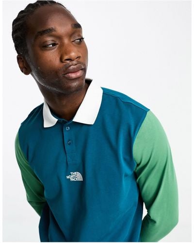 The North Face Rugby Heavyweight Polo - Blue