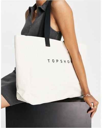 TOPSHOP The Tote - White