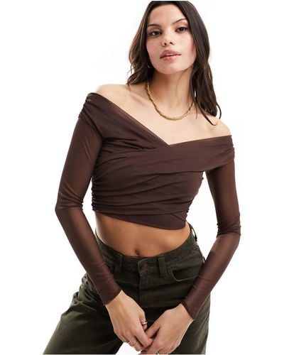 Bershka Long-sleeved tops for Women | Online Sale up to 68% off | Lyst