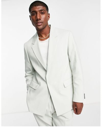 Viggo Pierre Relaxed Suit Blazer - White