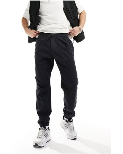 Abercrombie & Fitch Utility Woven joggers - Black