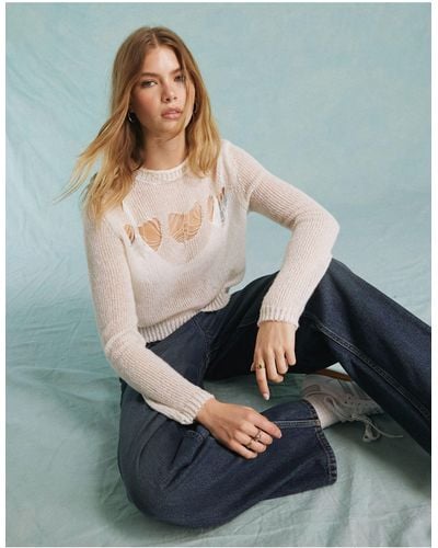 Miss selfridge top blue jumper