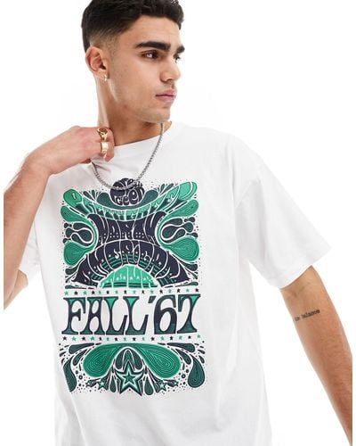 Pretty Green Fall 67 Backprint T-shirt - White