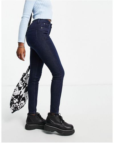 Lee Jeans Scarlett - jean skinny taille haute - foncé délavé - Bleu
