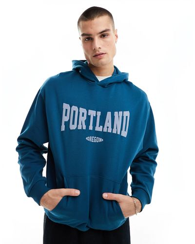 ASOS Oversized Hoodie - Blue