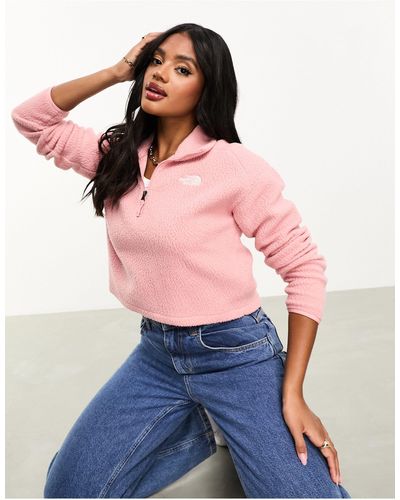 The North Face Cropped Sherpa Fleece - Pink