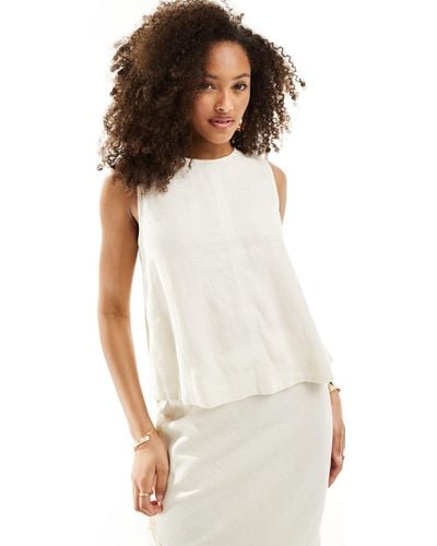 Nobody's Child Stirling Tank Top Co-ord - White