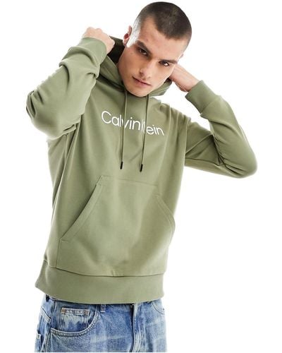 Calvin Klein Hero Logo Comfort Hoodie - Green