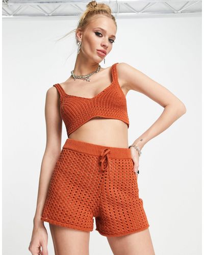 EDITED Crochet Shorts - Multicolour